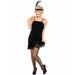 Black Fringe Flapper Costume