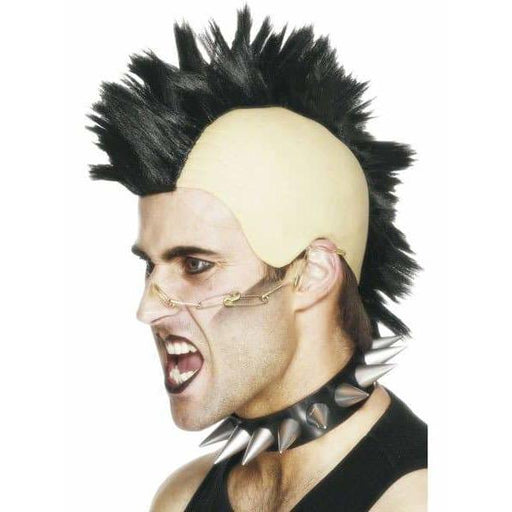 Black Mohican Wig
