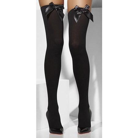 Black Opaque Hold Ups