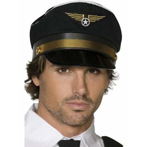 Black Pilots Cap
