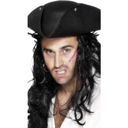 Pirate Tricorn Hat with Studs