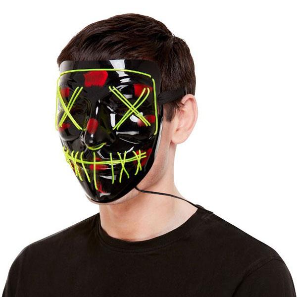 Black Stitch Face Mask