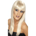 Blonde Long Straight Wigs With Fringe