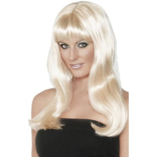 Blonde Mystique Lady Wigs With Fringe