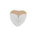 Bride Heart Shape Tin Favour Box