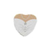 Bride Heart Shape Tin Favour Box