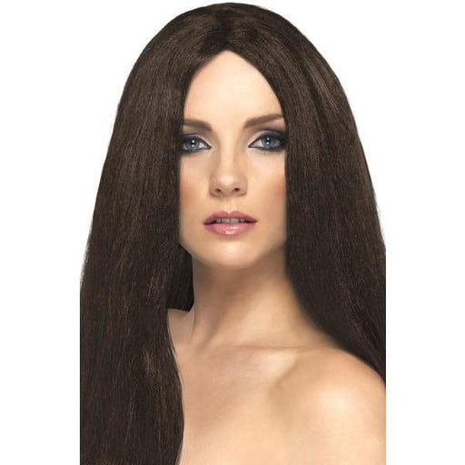 Brown Star Style Long Female Wigs