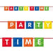 Building Blocks Party Time Banner