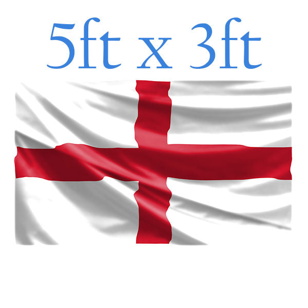 England St Georges Cross Flags 5ft x 3ft