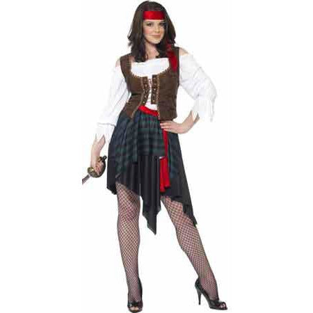 Lady Pirate Fancy Dress Costume