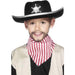 Childrens Black Sheriff Hat with Badge