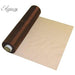 Chocolate Brown Organza Roll