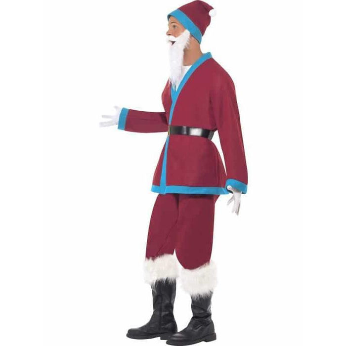 Claret And Blue Sports Santa Suit