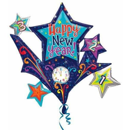 Count Down to New Year Foil Balloons