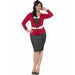 Curves 50's Pin Up Costume