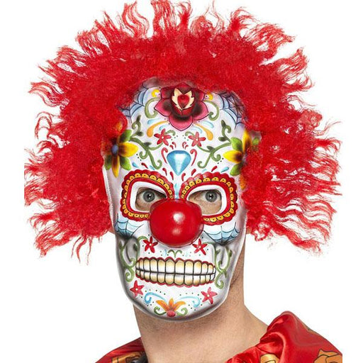 Day Of The Dead Clown Mask