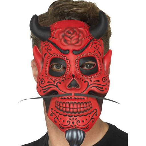Day Of The Dead Devil Mask
