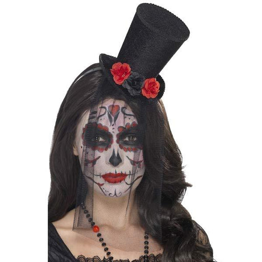 Day Of The Dead Mini Top Hat