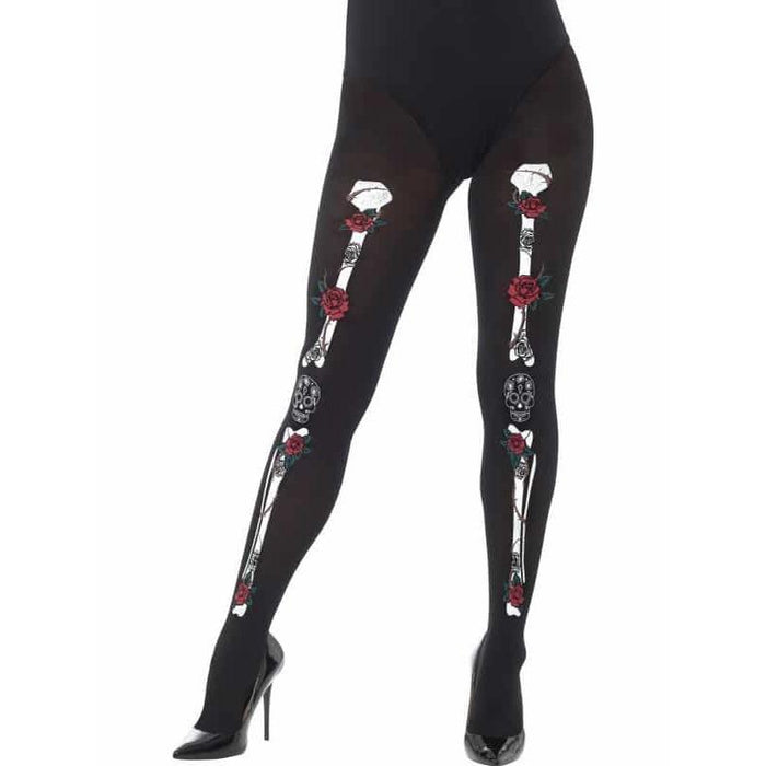 Day Of The Dead Opaque Tights