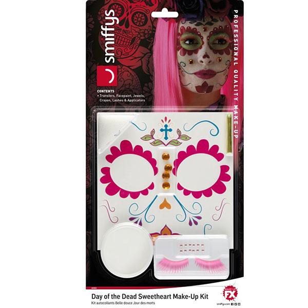Day Of The Dead Sweet Heart Make Up Set