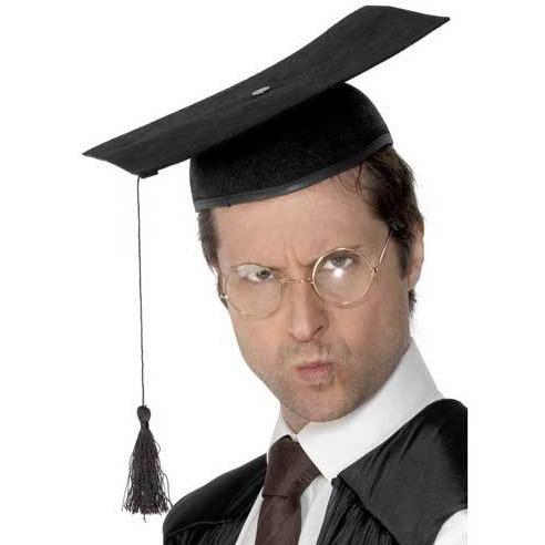 Deluxe Felt Mortar Board Hat with Tassel