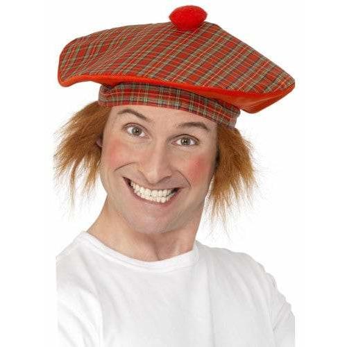 Deluxe Tam O Shanter Hat With Hair