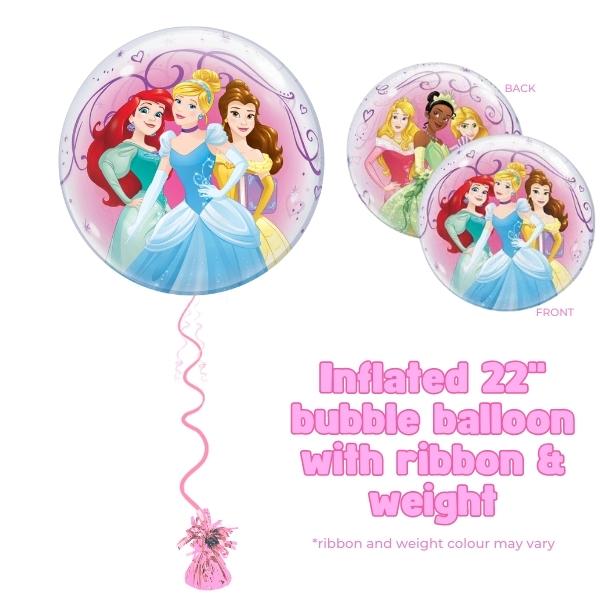 22" Disney Princess Characters Single Bubble Balloons