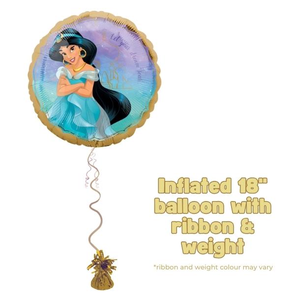 18" Jasmine Once Upon A Time Foil Balloons