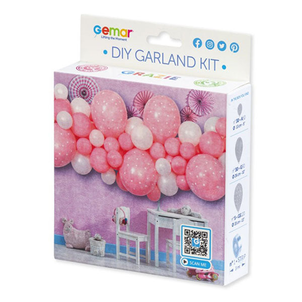 DIY Baby Pink Balloon Garland