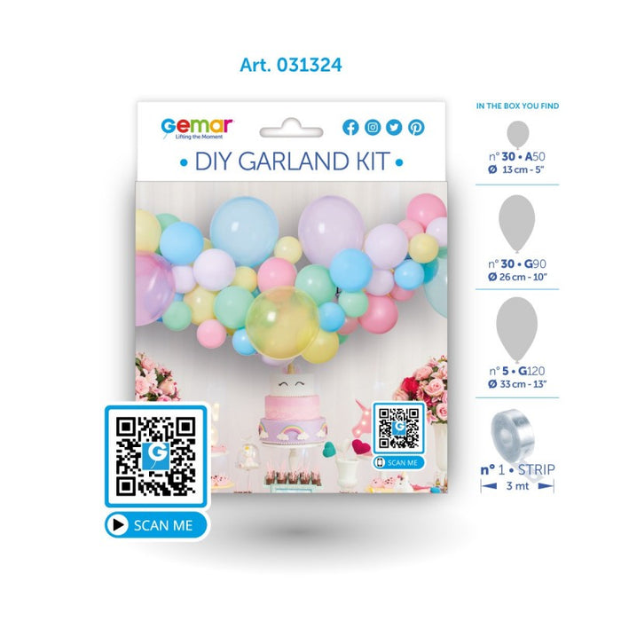 DIY Macaron Balloon Garland Kit