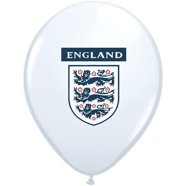 England Emblem Latex Balloons 10pk