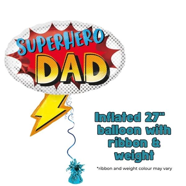 Superhero Dad Supershape Balloon