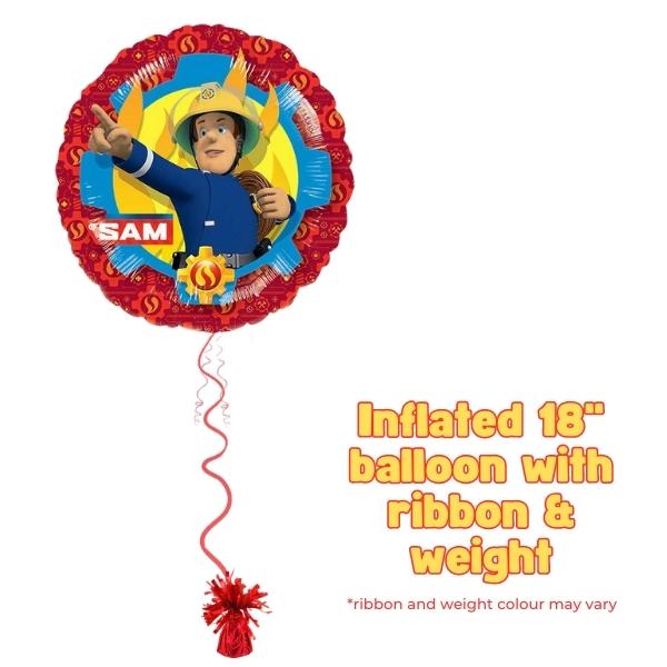 18" Fireman Sam Standard Foil Balloon