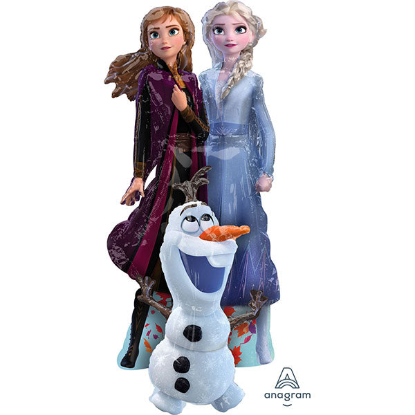 Frozen II Elsa Anna & Olaf Airwalker Balloon