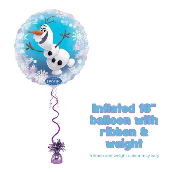 18" Frozen Olaf Foil Balloon