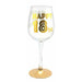 Happy 18th Gold Celebration Wine Glass