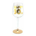 Happy 30th Gold Celebration Wine Glass