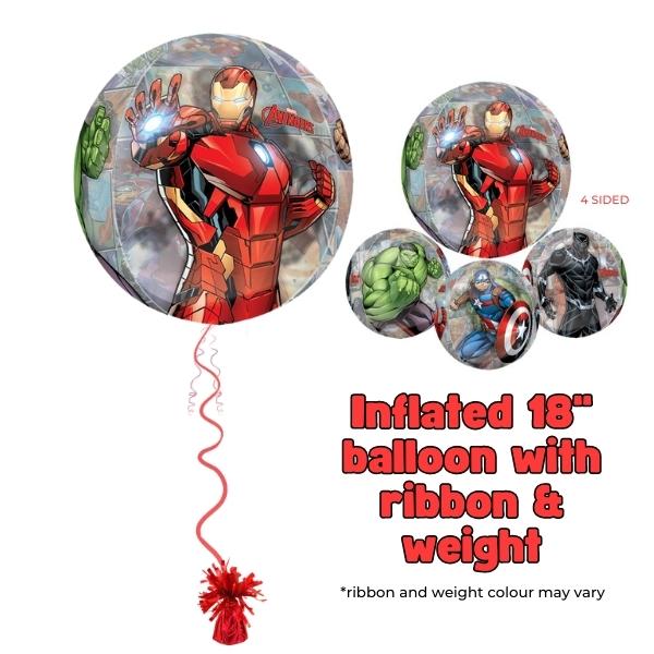 15" Avengers Powers Unite Orbz Balloon