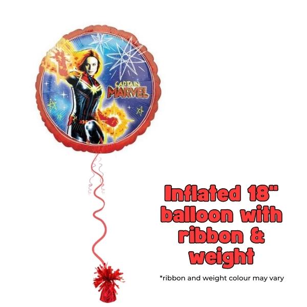 18" Captain Marvel Foil Balloon