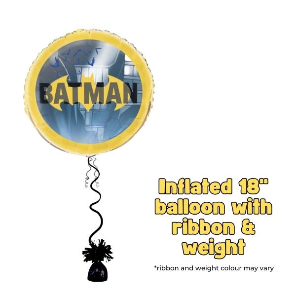 18" Batman Emblem Foil Balloon