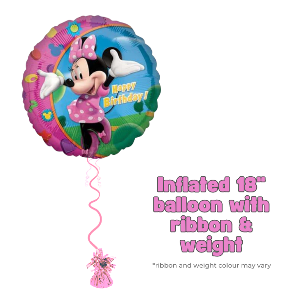 18" Minnie Happy Birthday Balloon