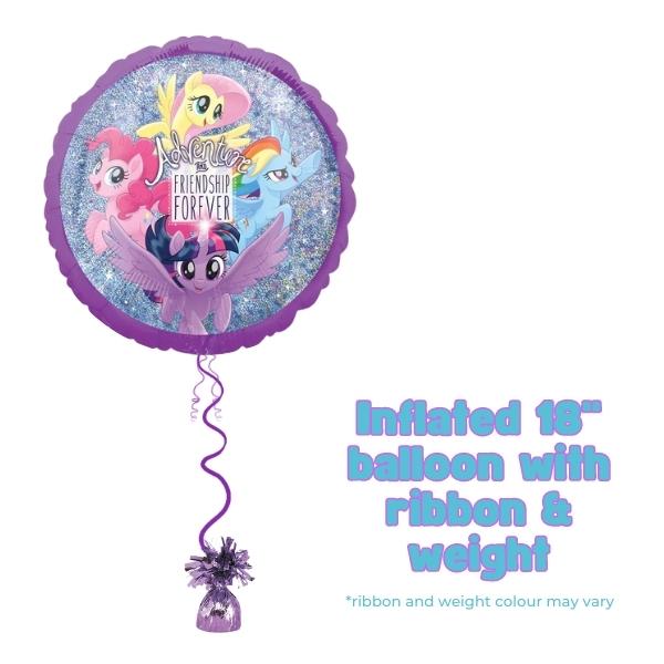 18" My Little Pony Friendship Adventure Holographic Foil Balloons