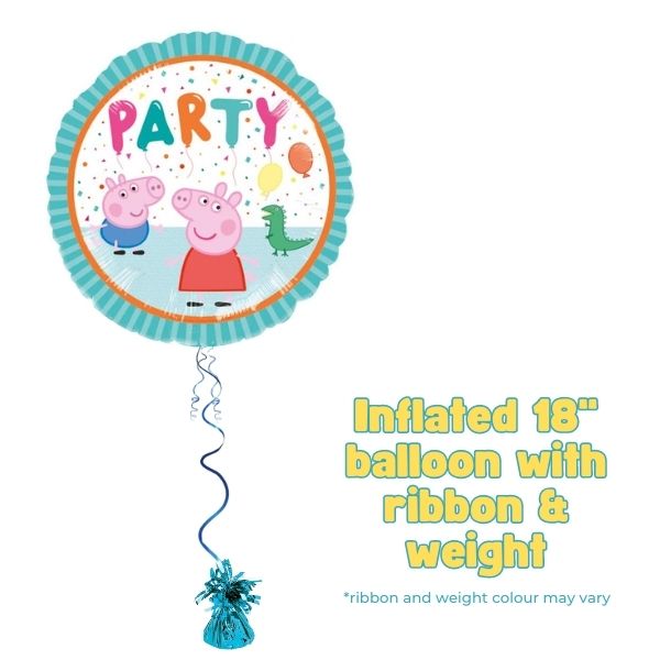 18" Peppa Pig Party Foil Balloon