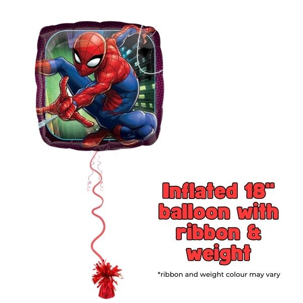 18" Spiderman Animated Foil Balloon