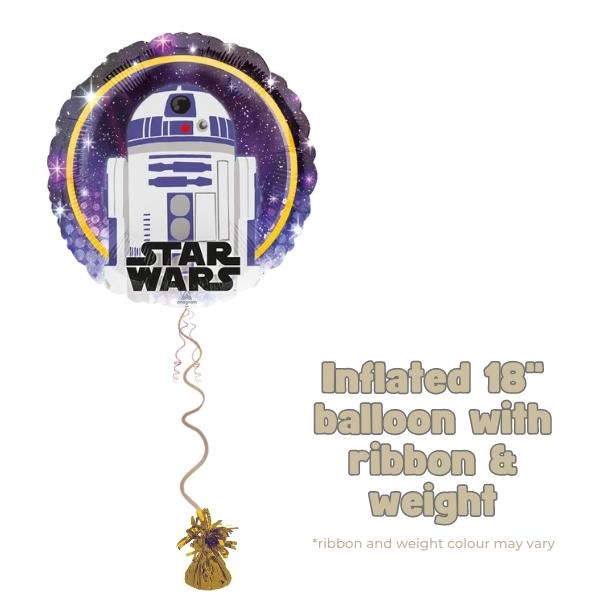 18" Star Wars R2 D2 Foil Balloon