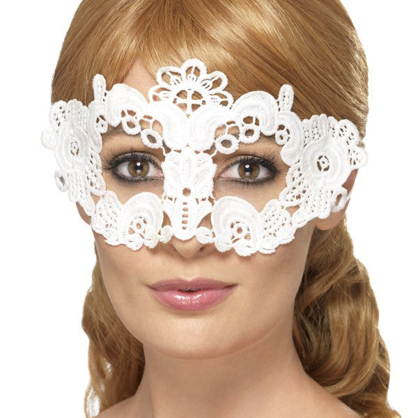 White Floral Eyemask