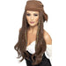 Ladies Brown Pirate Wig