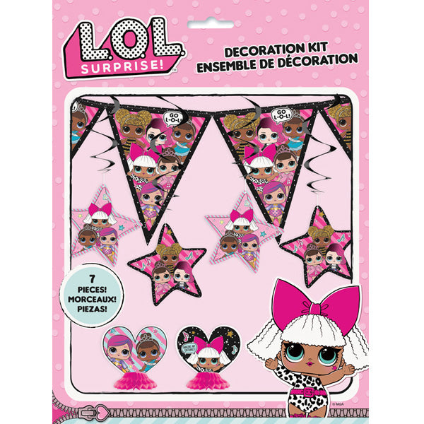 L.O.L Surprise Decoration Kit 7pk