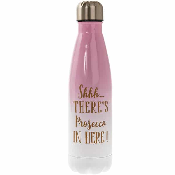 Shhh There's Prosecco In Here Drink Flask