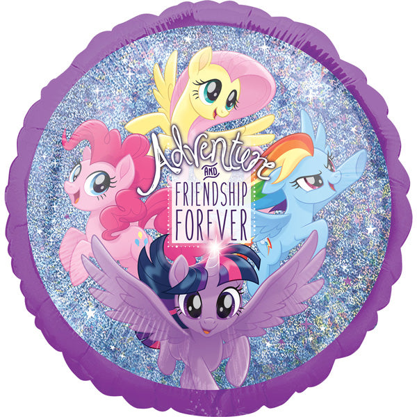 18" My Little Pony Friendship Adventure Holographic Foil Balloons